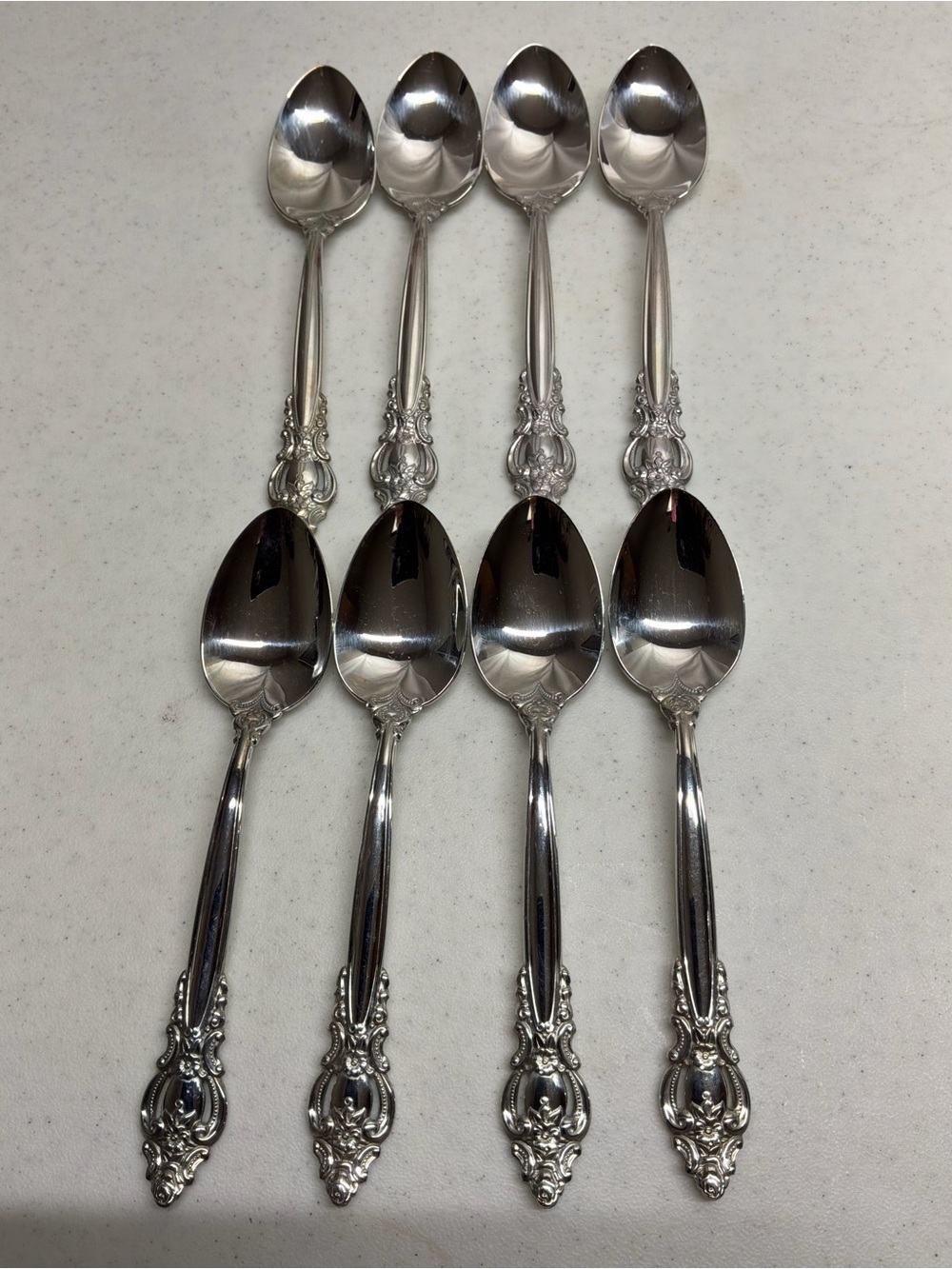 Vintage International Silver Plate Empress Pattern 43 Pcs - Picture 6 of 10
